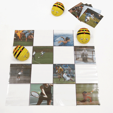 bee-bot/blue-bot transparent grid mat
